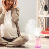 220ml Cool Mist Humidifier Ultrasonic Air Diffuser Atomizer w/7 Color Breathing Lights  Auto Off Office Home Yoga